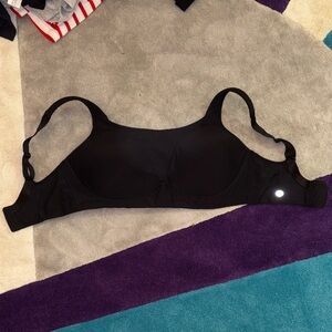 lululemon athletica Black Wireless Support Bra